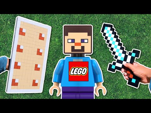 Building MINECRAFT items in LEGO…