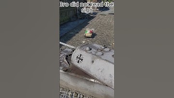 Bro did not read the sign #shorts #warthunder #roadto5ksubs