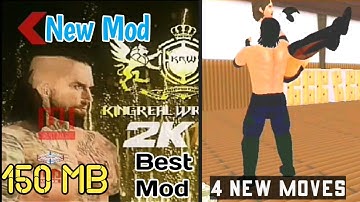 New Mod! Wr3d 2k20 Mod | By Kingreal | 4 New Moves | New Features |Wwe 2k19 Link in The Description