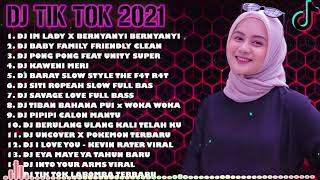 Dj Tik Tok Terbaru 2021 DJ IM LADY X BERNYANYI BERNYANYI Full Album Remix 2021 Full Bass Viral