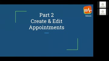 Part 2  - Appointment Scheduling User Guide