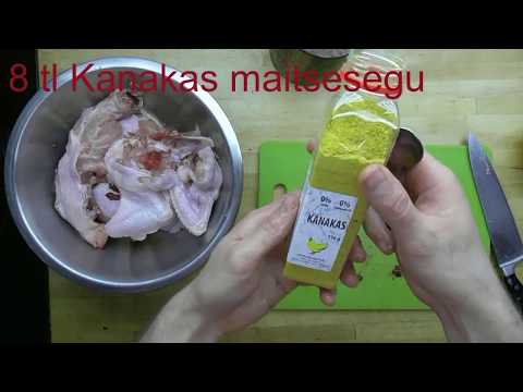 Video: Kana Köögiviljadega, Hautatud Fooliumiga