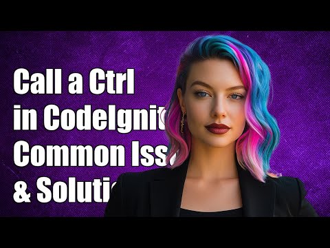 How to Call a Controller in CodeIgniter: Common Issues and Solutions