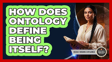 How Does Ontology Define Being Itself?