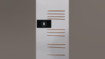 Puzzle Move One Toothpick to Reverse the Order