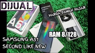 DIJUAL SAMSUNG A51 SECOND LIKE NEW HARGA MURAH