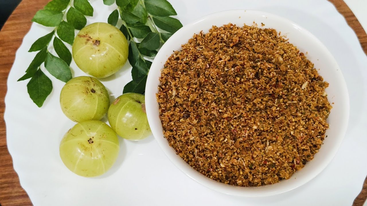 ఉసిరికాయ కారంపొడి అన్నం టిఫిన్ లో కి చాలా బావుంటుంది | Karam Podi | Amla Powder | Amla Powder..