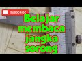 Belajar membaca jangka sorong