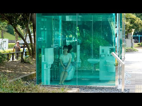 Почему в Японии общественные туалеты сделали прозрачными?