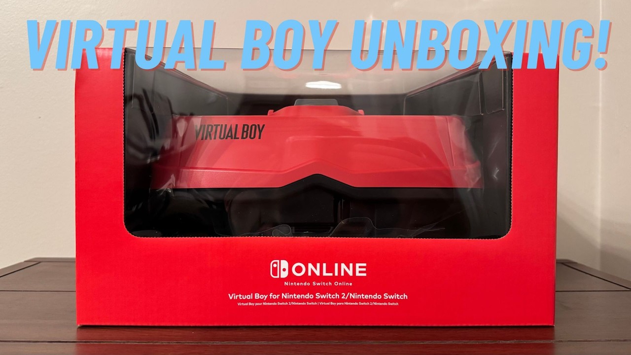 Unboxing The Nintendo Switch Virtual Boy!