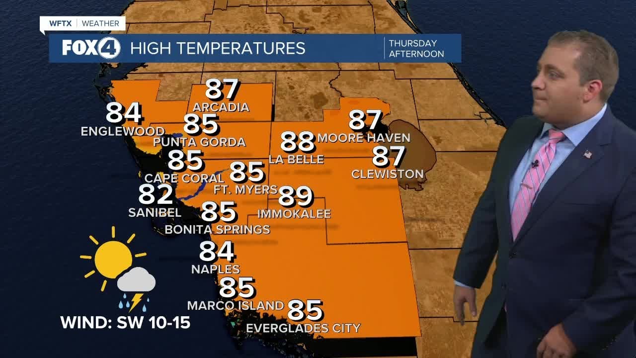 FORECAST: Drier and Hotter on Thursday - YouTube