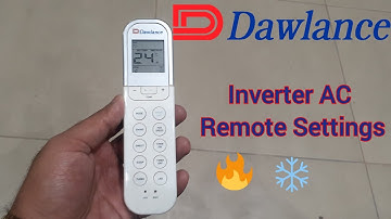Dawlance Inverter AC Remote full Settings and Features in Urdu/Hindi