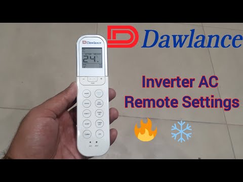 Dawlance Inverter AC Remote full Settings and Features in Urdu/Hindi
