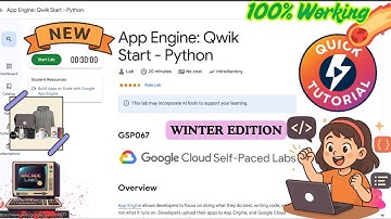 App Engine: Qwik Start - Python | Dec Edition | #GSP067 #qwiklabs #qwiklabsarcade2025