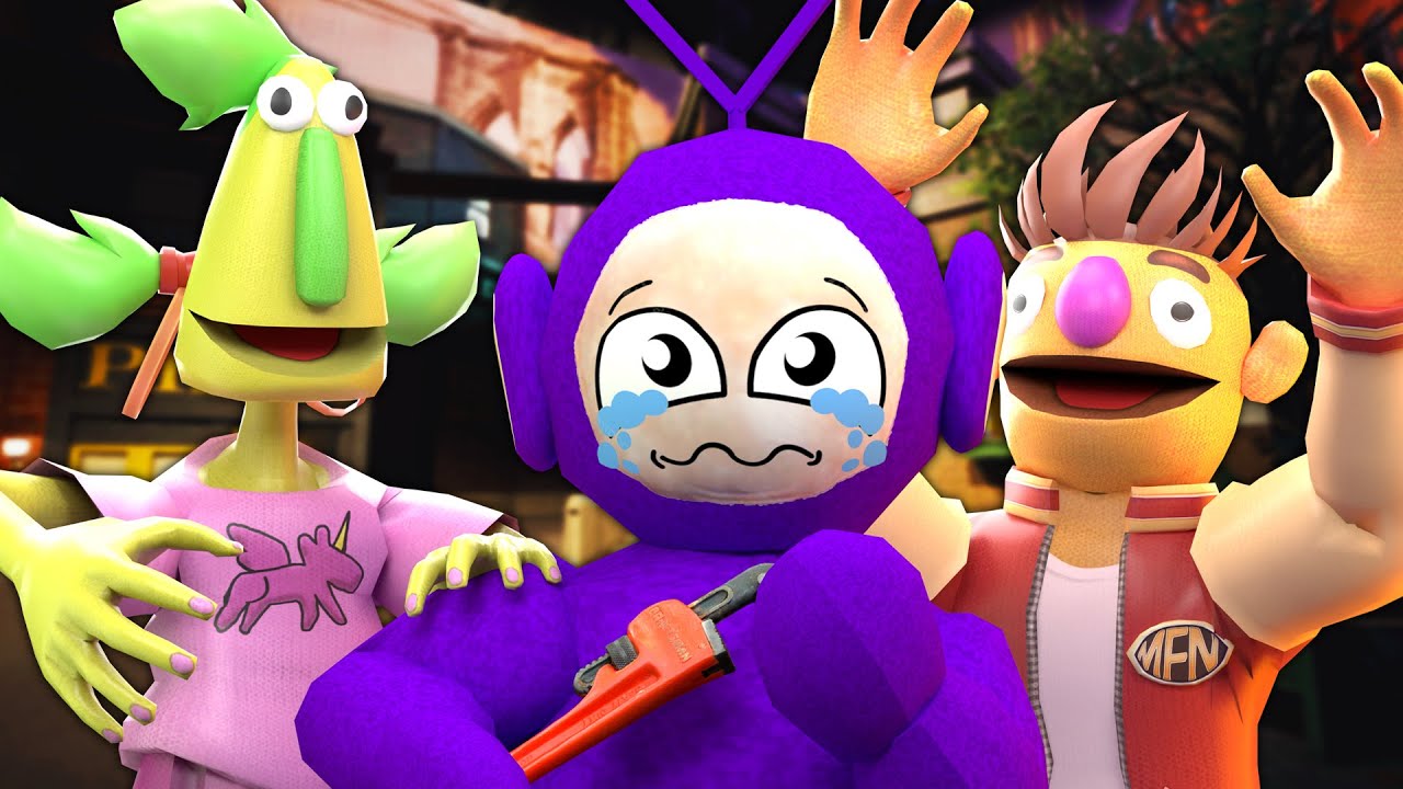 NEVER PLAY WITH THIS PUPPETS! | Tinky Winky Plays MY FRIENDLY NEIGHBORHOOD