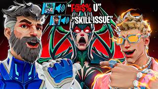 RAGEBAITING A Toxic Hela One-Trick With Mr. Fantastic & MikesAboveU In Marvel Rivals