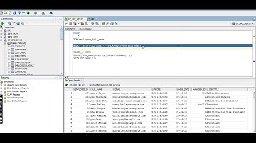 How to split full_name into first_name and last_name in sql and information expr transformation.