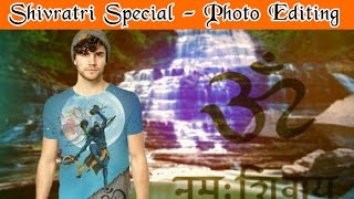 PicsArt : Shivratri Special Photo Editing (T Shirt Printing And Background Changing) Using PicsArt. screenshot 3