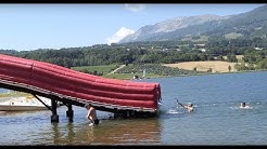 LA GLISSE A SAINT BONNET (près de GAP en France)