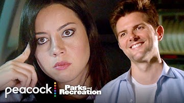 April trying not to murder Ben for 3 minutes straight | Parks and recreation