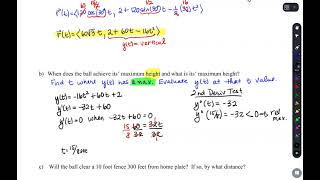 Celebrity Projectile Motion Profile