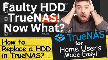 Failed/Bad HDD in My TrueNAS Server!  How to Replace a Faulty Drive in TrueNAS