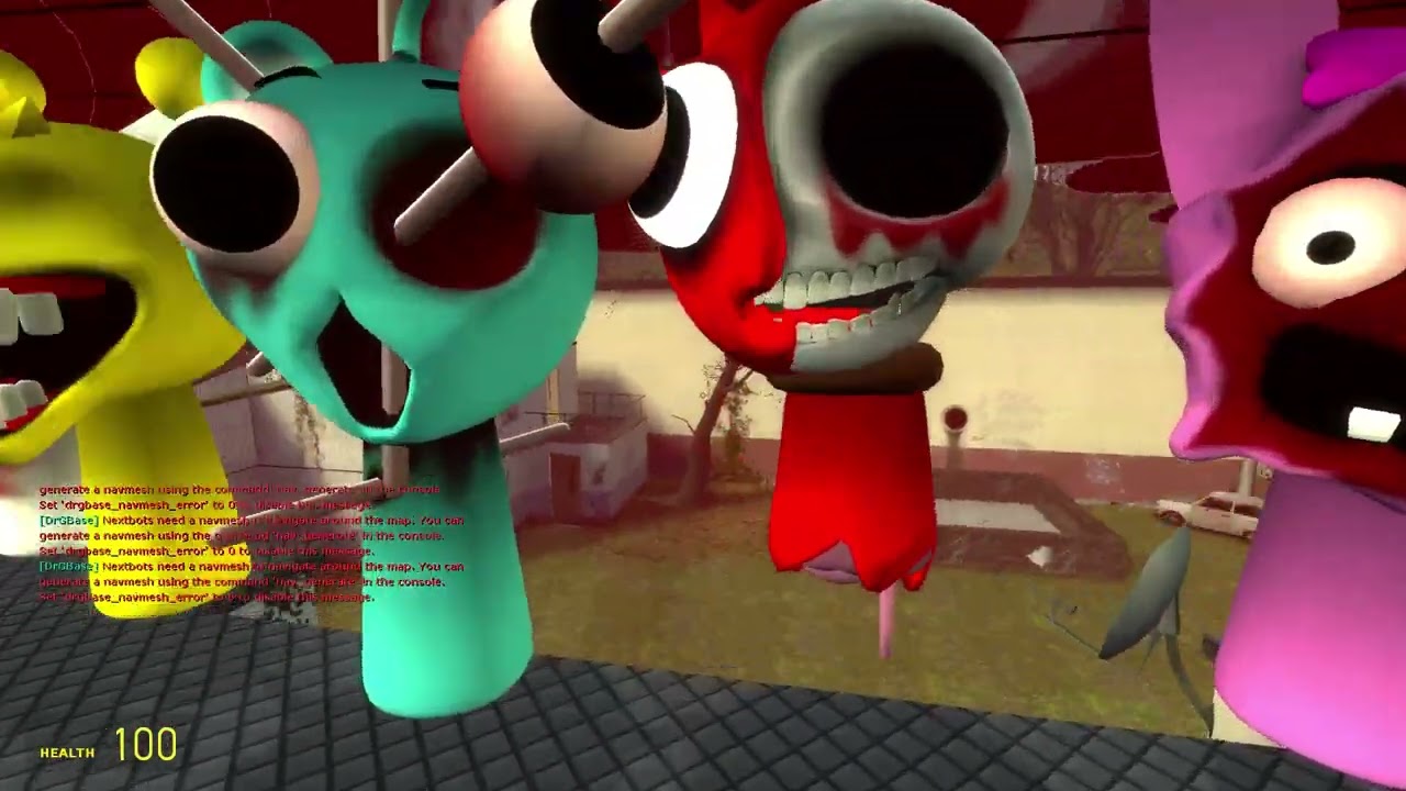 Sprunki Spartan Kicks in Garry is mod