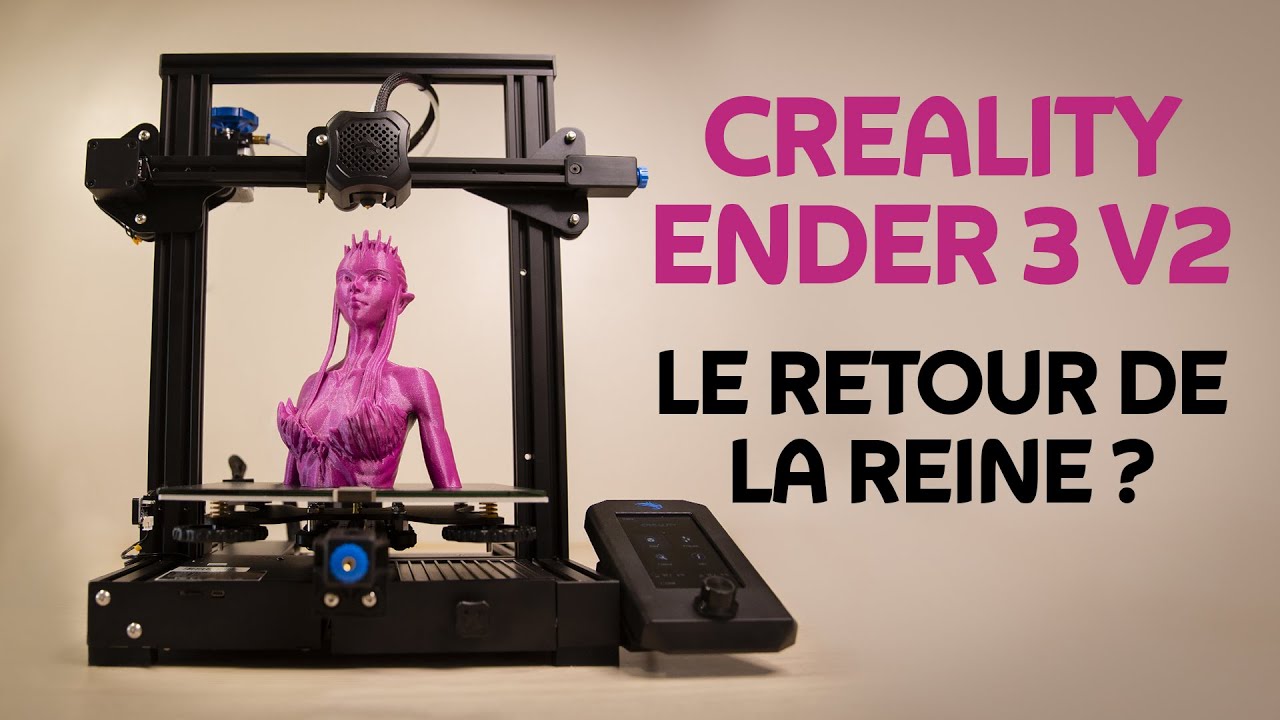 Imprimante 3D officielle Creality Ender 3 V2 Neo - Mise à niveau de Ender 3  V2 avec kit de nivellement automatique CR Touch, plate-forme d'impression  en acier PC, extrudeuse Bowden en métal