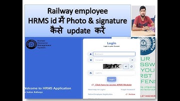 HRMS  mein photo and signature update 