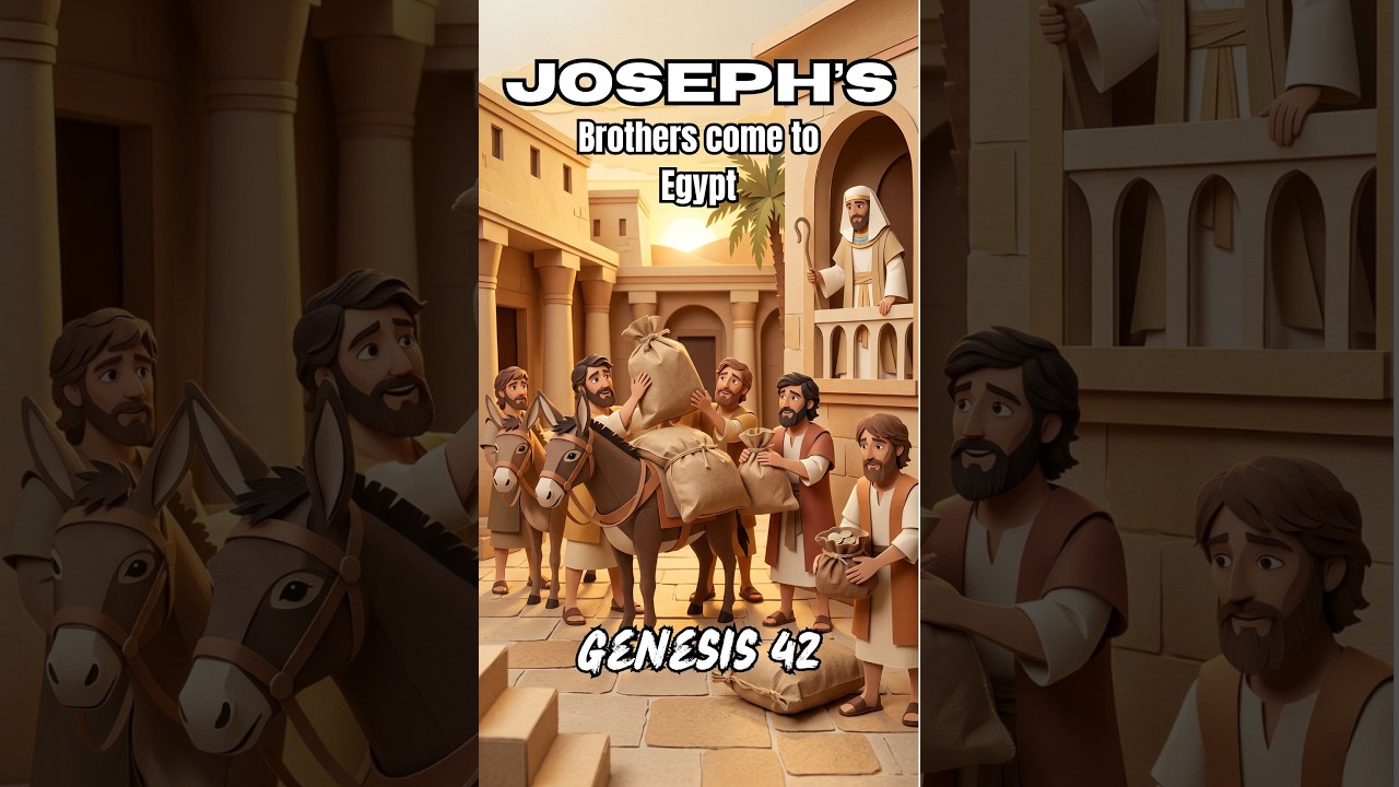 Joseph's Brothers visit Egypt | Genesis 42 #biblestories #faith