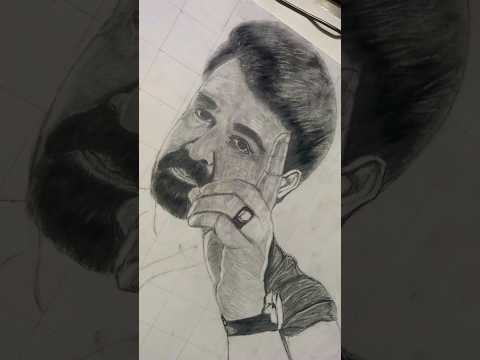 How to Draw Mohanlal#lalettan#mohanlal#drisyam3