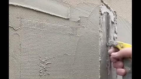 HOW TO FIX A HOLE IN A RENDERED WALL
