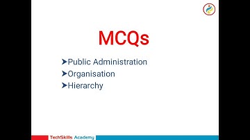 MCQ | Public Administration |