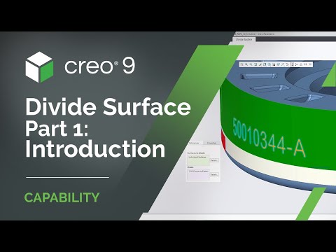 Divide Surface Part 1: Introduction | Creo 9