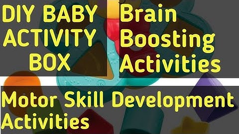 DIY BABY ACTIVITY BOX|BRAIN BOOSTING ACTIVITIES FOR TODDLERS
