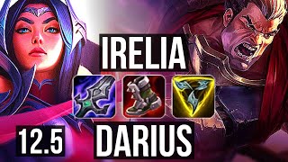 IRELIA vs DARIUS (TOP) (DEFEAT) | 9 solo kills, 1.1M mastery, 400 games | NA Master | 12.5 IRELIA vs DARIUS (TOP) (DEFEAT) | 9 solo kills, 1.1M mastery, 400 games | NA Master | 12.5