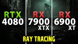 RX 7900 XTX vs RTX 4080 vs RX 6900 XT // Ray Tracing, 1440p