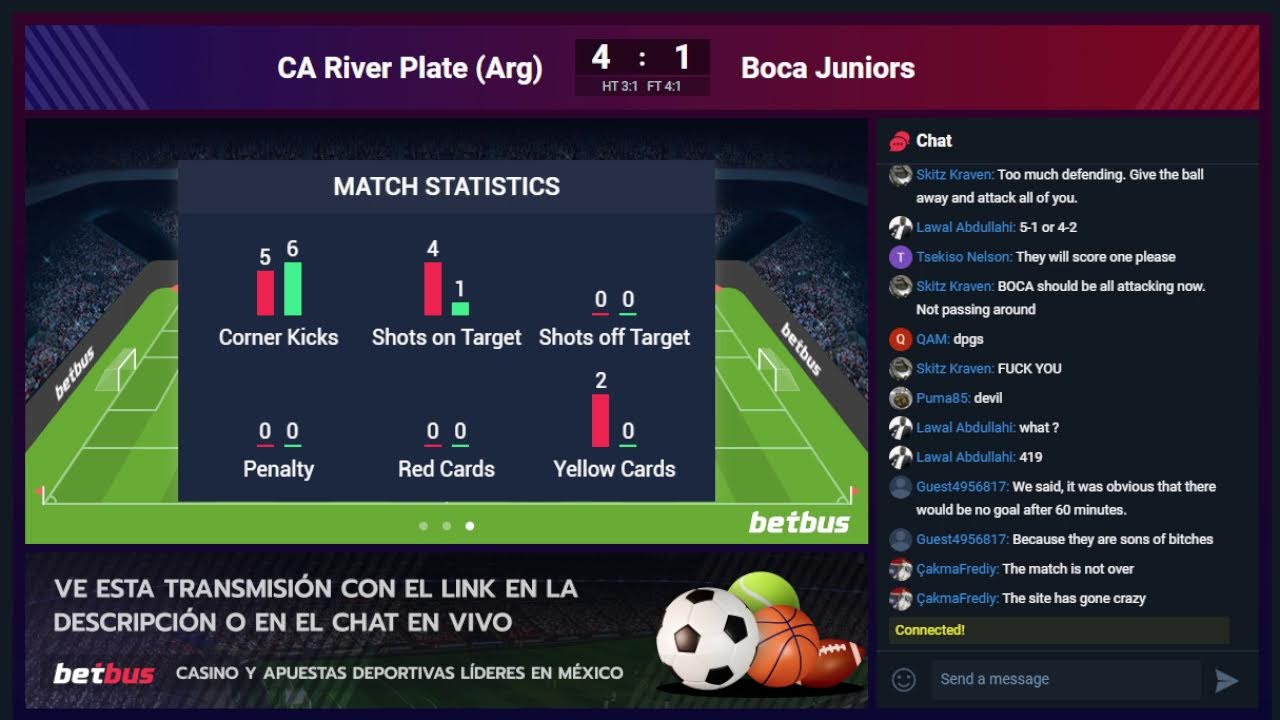 Fútbol En Vivo Gratis CA River Plate (Arg) vs Boca Juniors Copa de