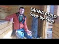 Building a Sauna step-by-step