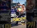 1 Punch vs Police 😱 IMPOSSIBLE?! #gta5 #gtav #gta #gta5challenge #gtahighlights #shorts #viral