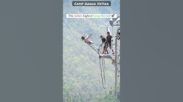 Thumbnail of bungee jumping highest in india ♥️ Rishikesh