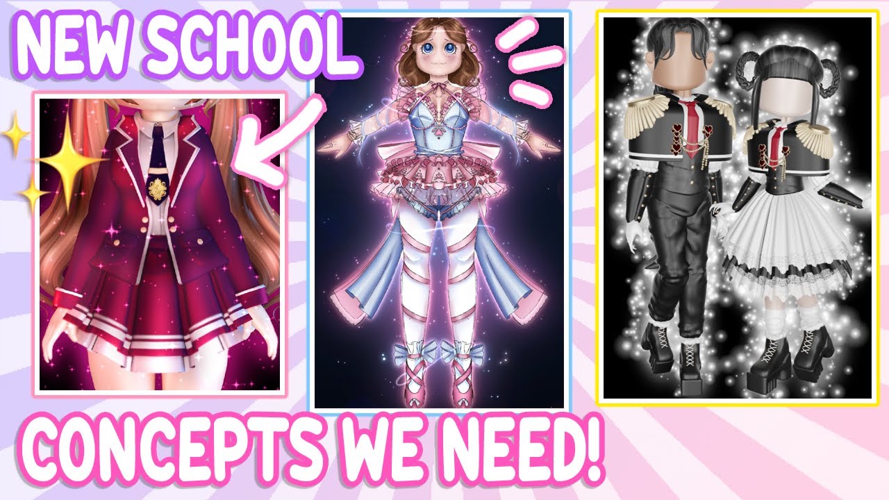 NEW CUTE SETS CONCEPTS WE ALL NEED IN GAME! UNIFORMS & NEW SCHOOL ...