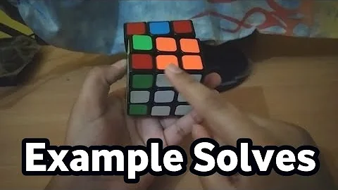 3x3 Rubik's Cube: Walkthrough/Example Solves (CFOP) | Anything Cubing