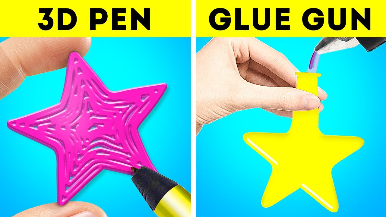 GLUE GUN VS 3D PEN Which One Is Better For DIY Projects ? YouTube