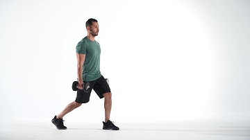 Dumbbell Split Squat with Biceps Curl -- Better Body Now Workout