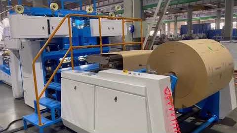 A400 Fully Automatic Square Bottom Paper Bag Machine With Twisted Handle Online Ship To European