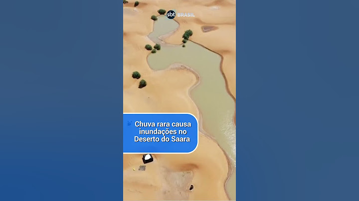 Chuva no Saara forma lagoas entre as dunas do deserto | SBT Brasil (09/10/24)