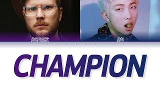 [한국어 가사] Fall Out Boy (풀 아웃 보이) - Champion (Remix) (Feat. RM of BTS) Lyrics