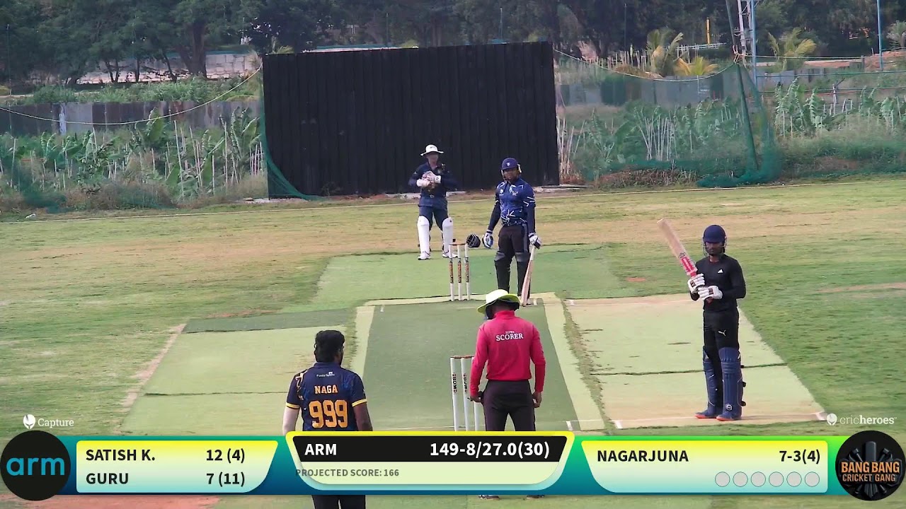 ARM vs Bang Bang Cricket Gang live cricket match | 29-Aug-26 12:49 PM 30 live - SCL 16.O