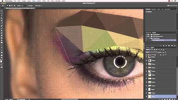 Video Photoshop Tutorial Low Poly Portrait Speed Art